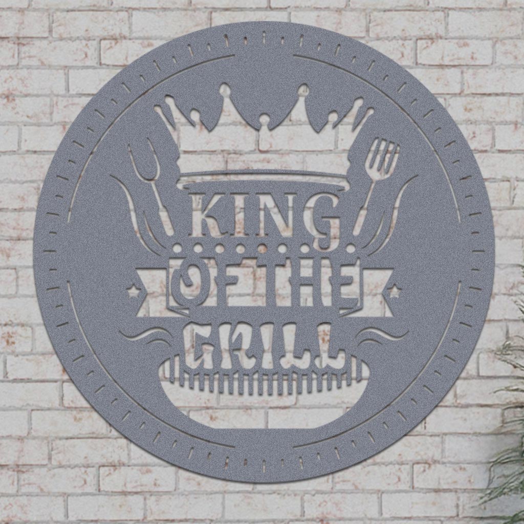 King of the Grill Sign