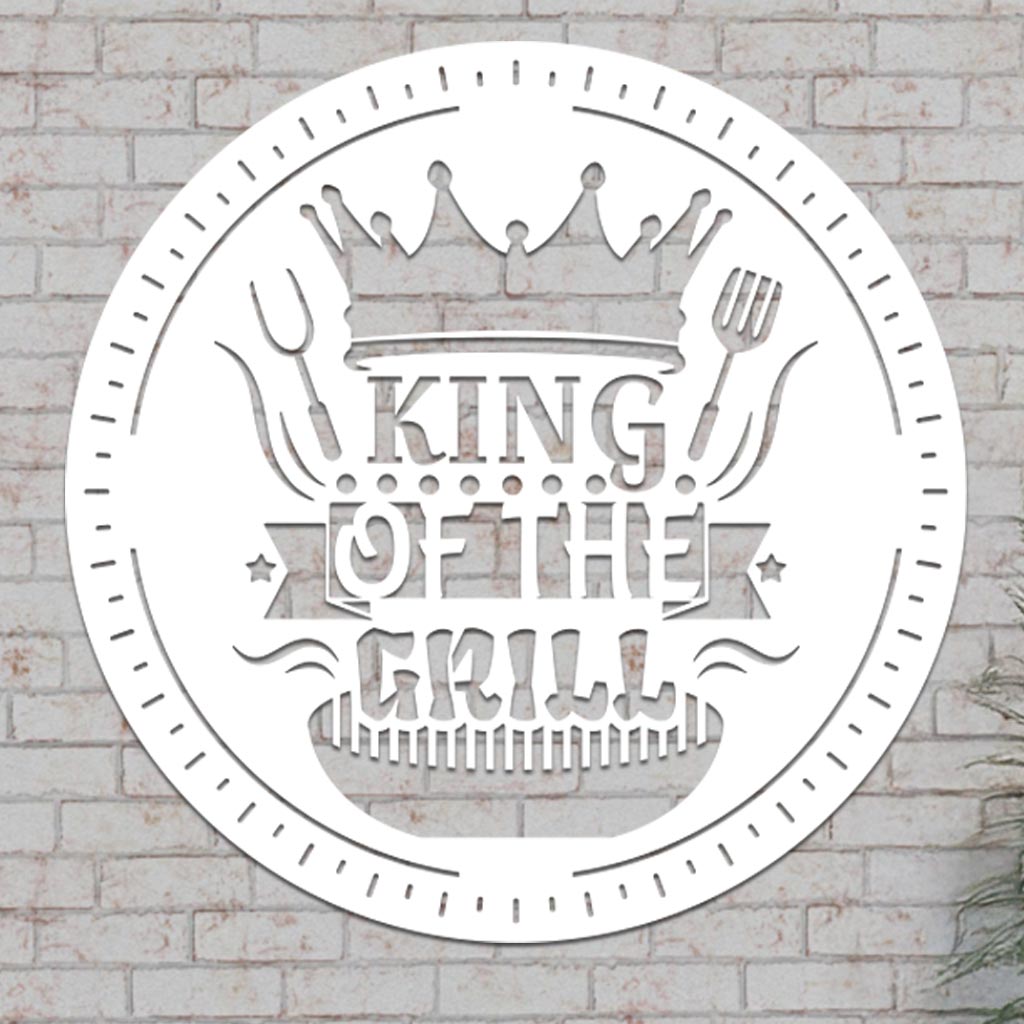 King of the Grill Sign