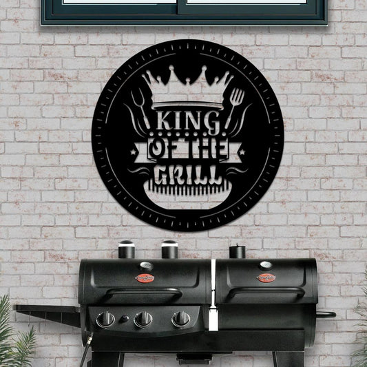 King of the Grill Sign