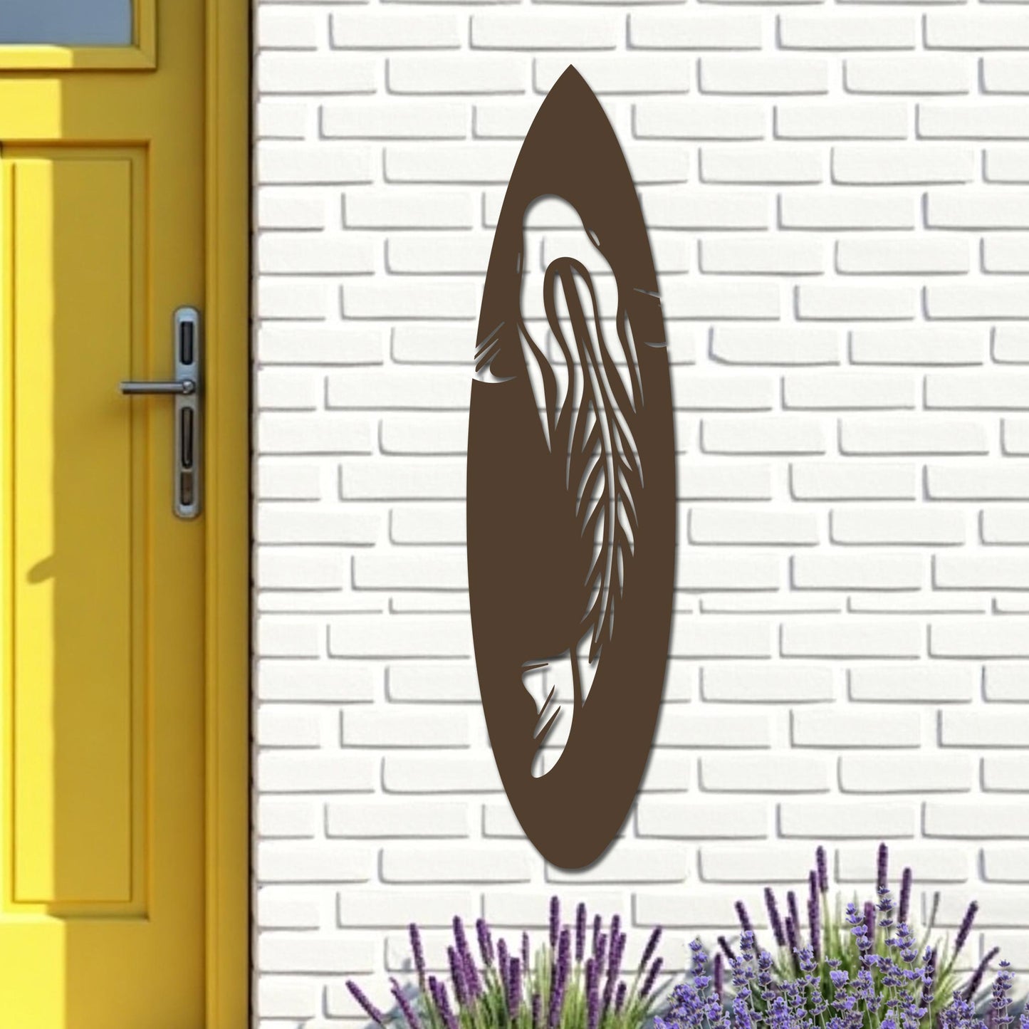 Koi Fish Surfboard Sign