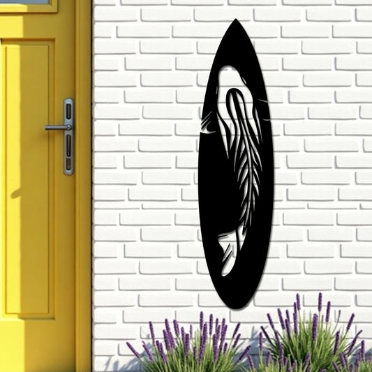 Koi Fish Surfboard Sign