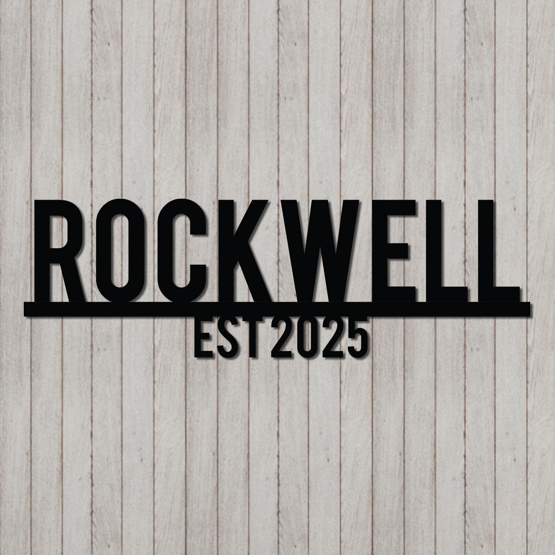 Last Name Established Sign