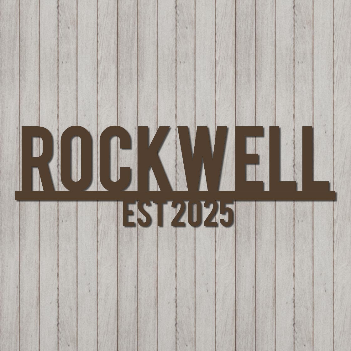 Last Name Established Sign