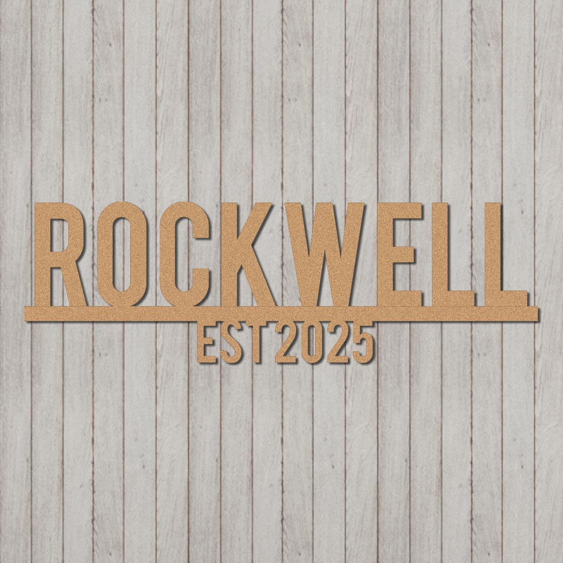 Last Name Established Sign