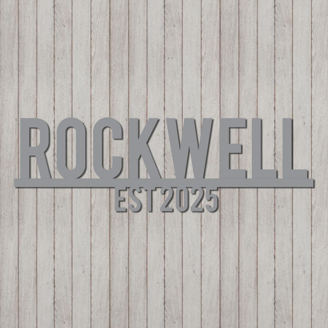 Last Name Established Sign