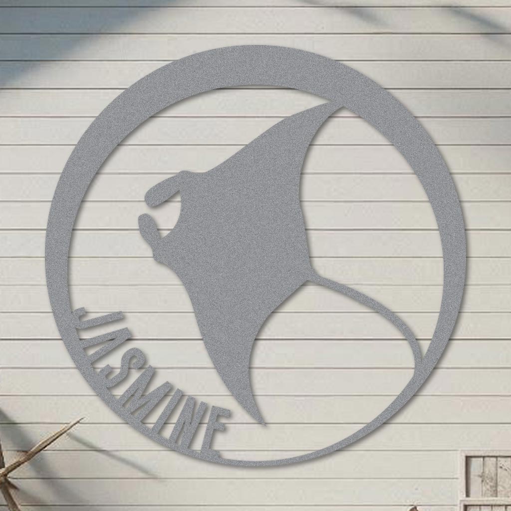 Manta Ray Name Sign