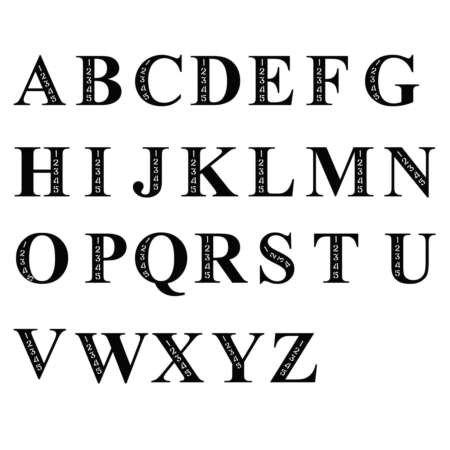 Monogram w Address Sign