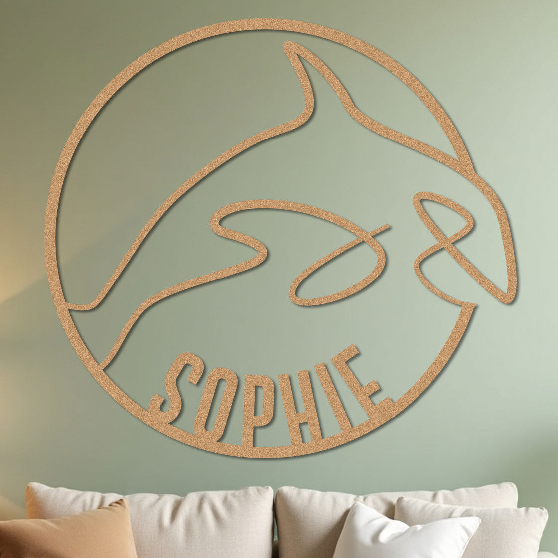 Orca Name Sign