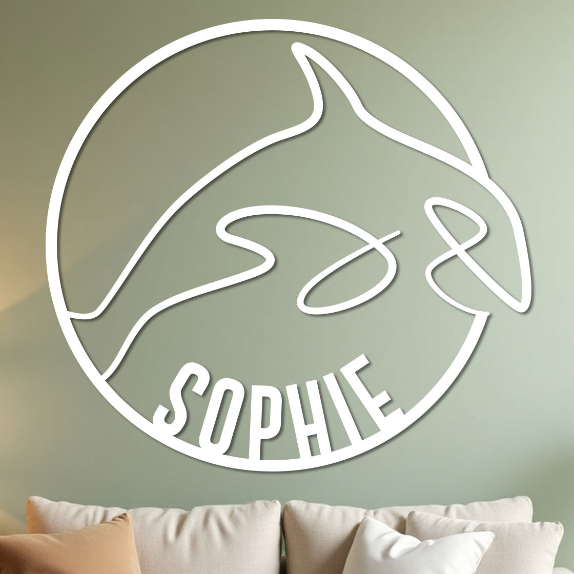 Orca Name Sign