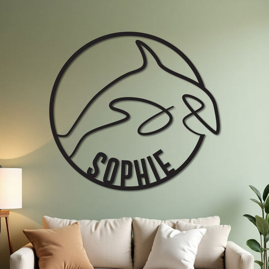 Orca Name Sign