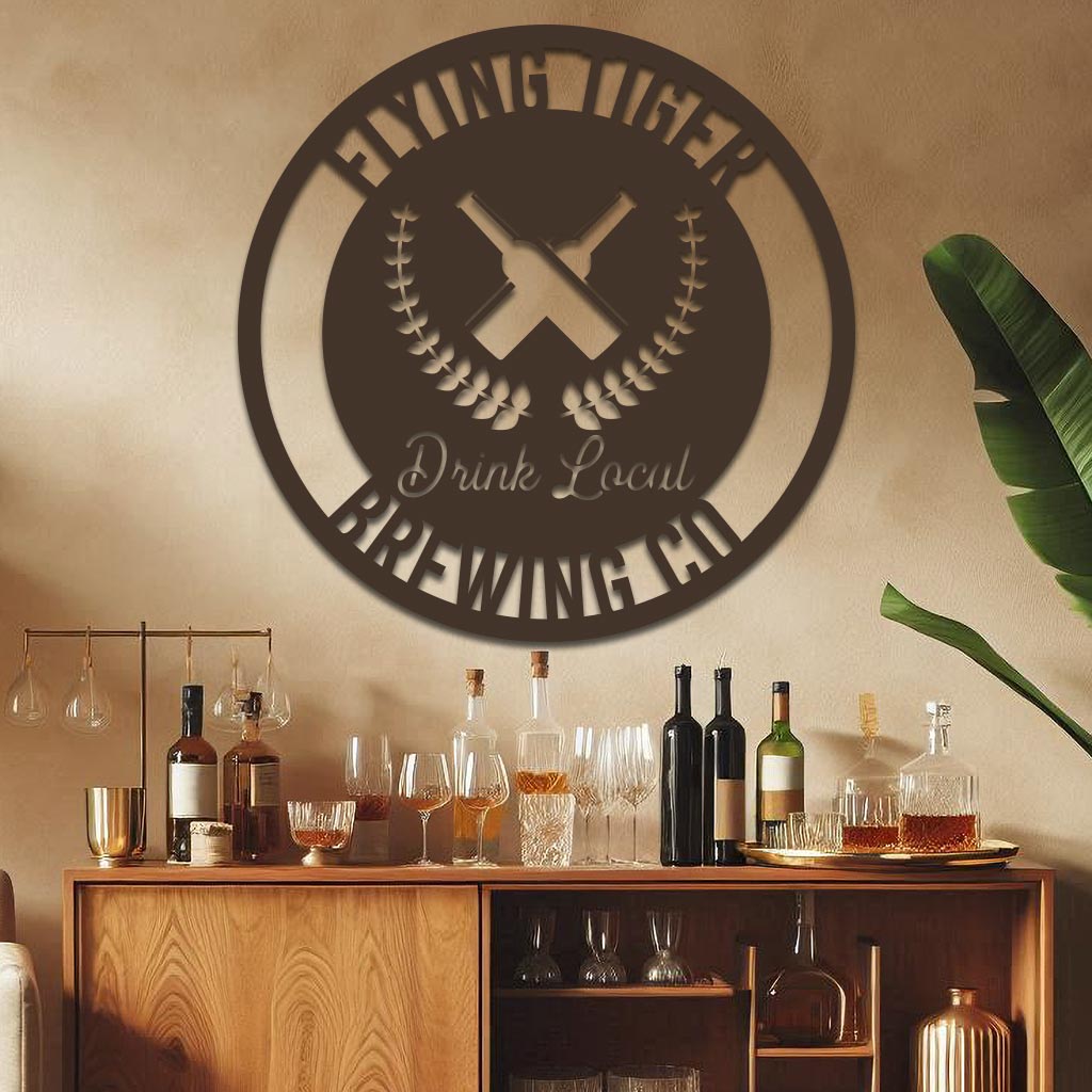 Personalized Brewing Company Sign