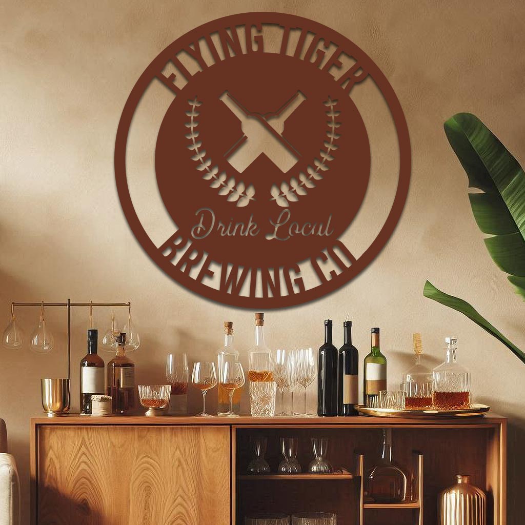 Personalized Brewing Company Sign