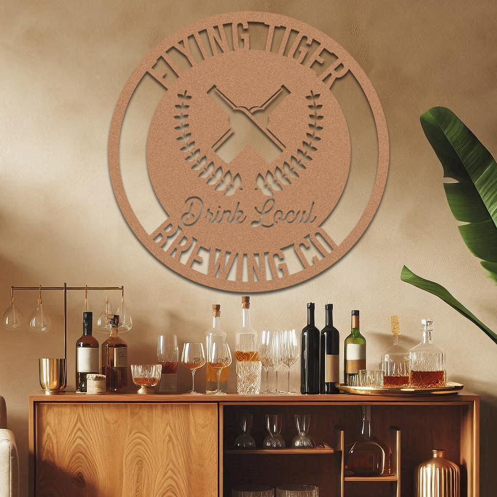 Personalized Brewing Company Sign