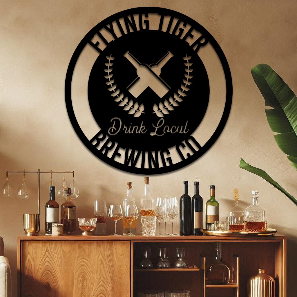 Personalized Brewing Company Sign