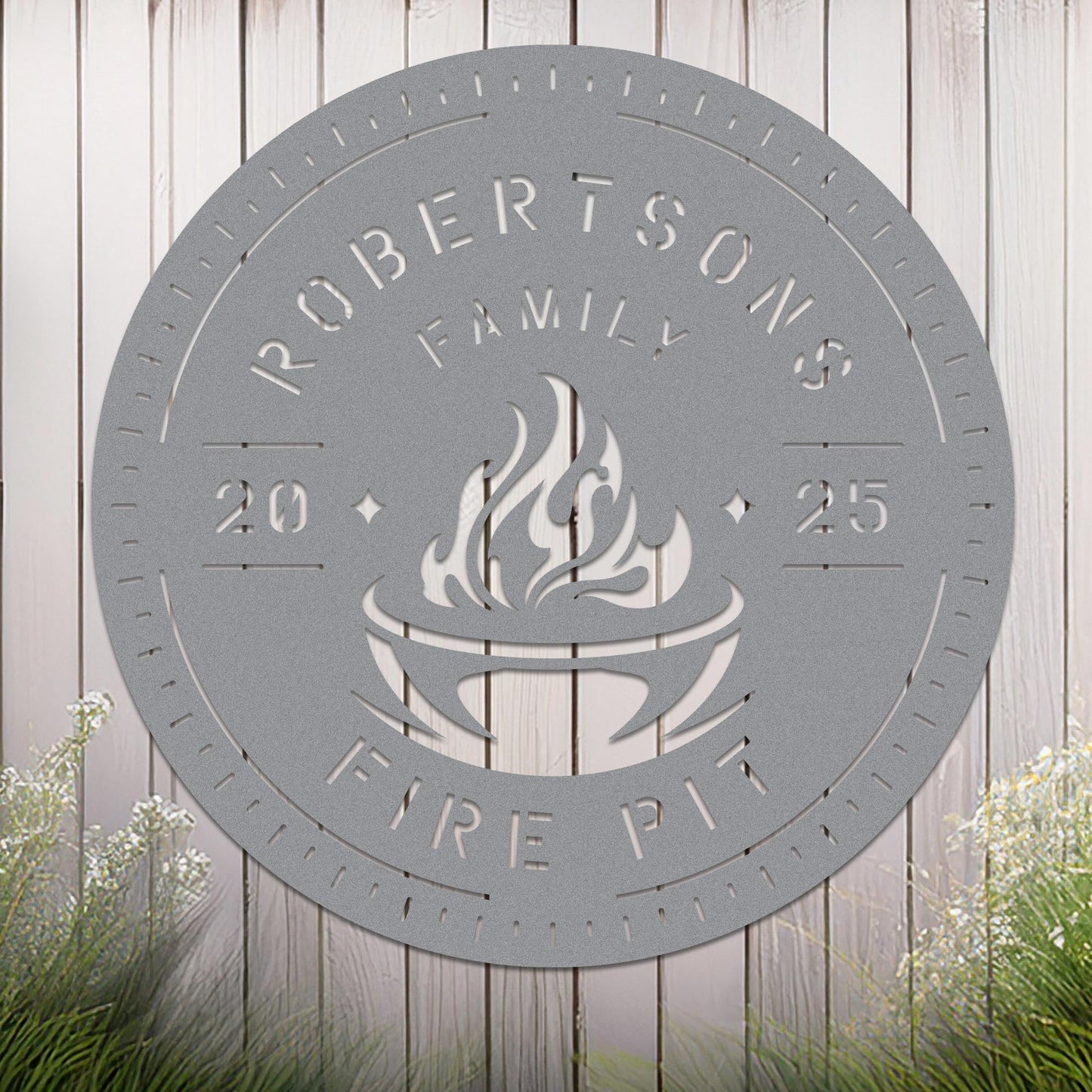 Personalized Fire Pit Sign