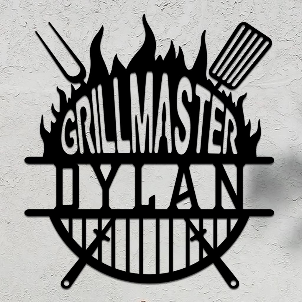 Personalized Grillmaster Sign
