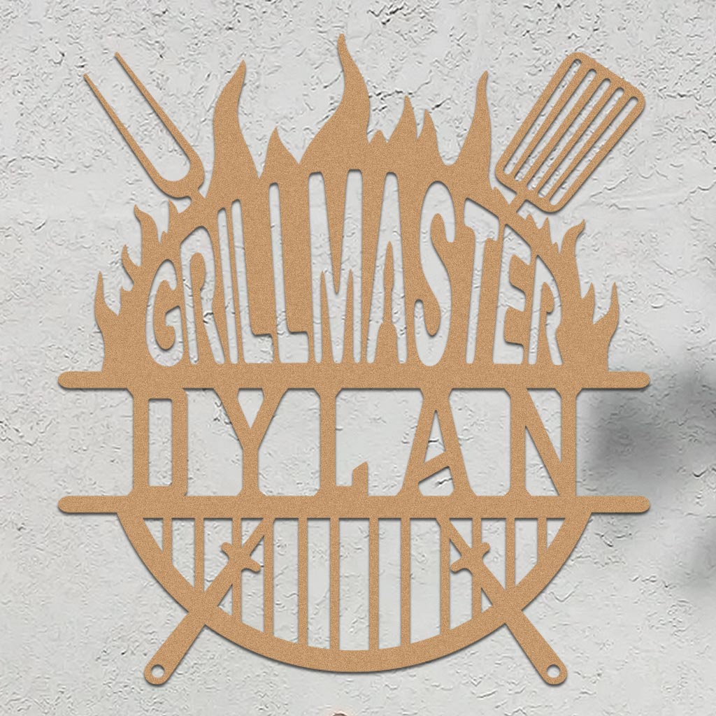 Personalized Grillmaster Sign