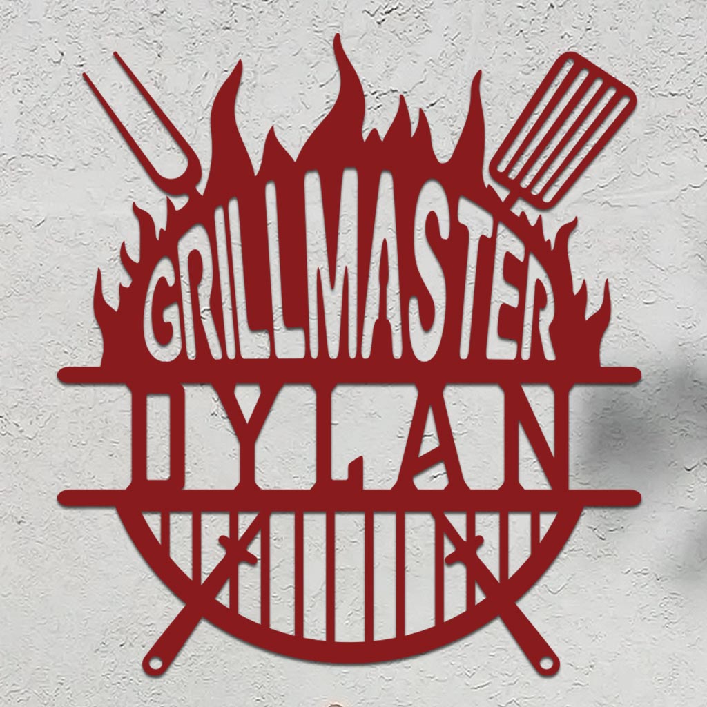 Personalized Grillmaster Sign