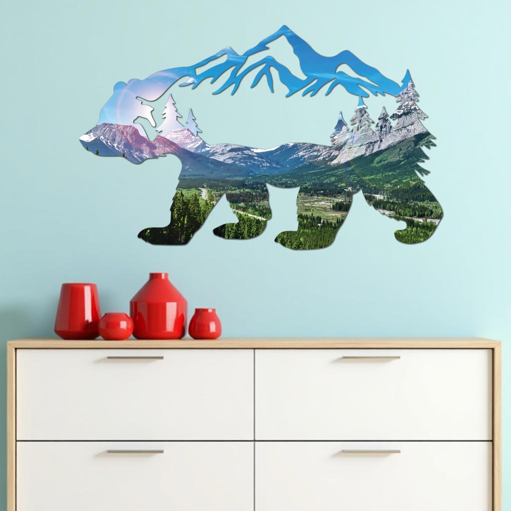 Rocky Mountains in Bear Wall Art