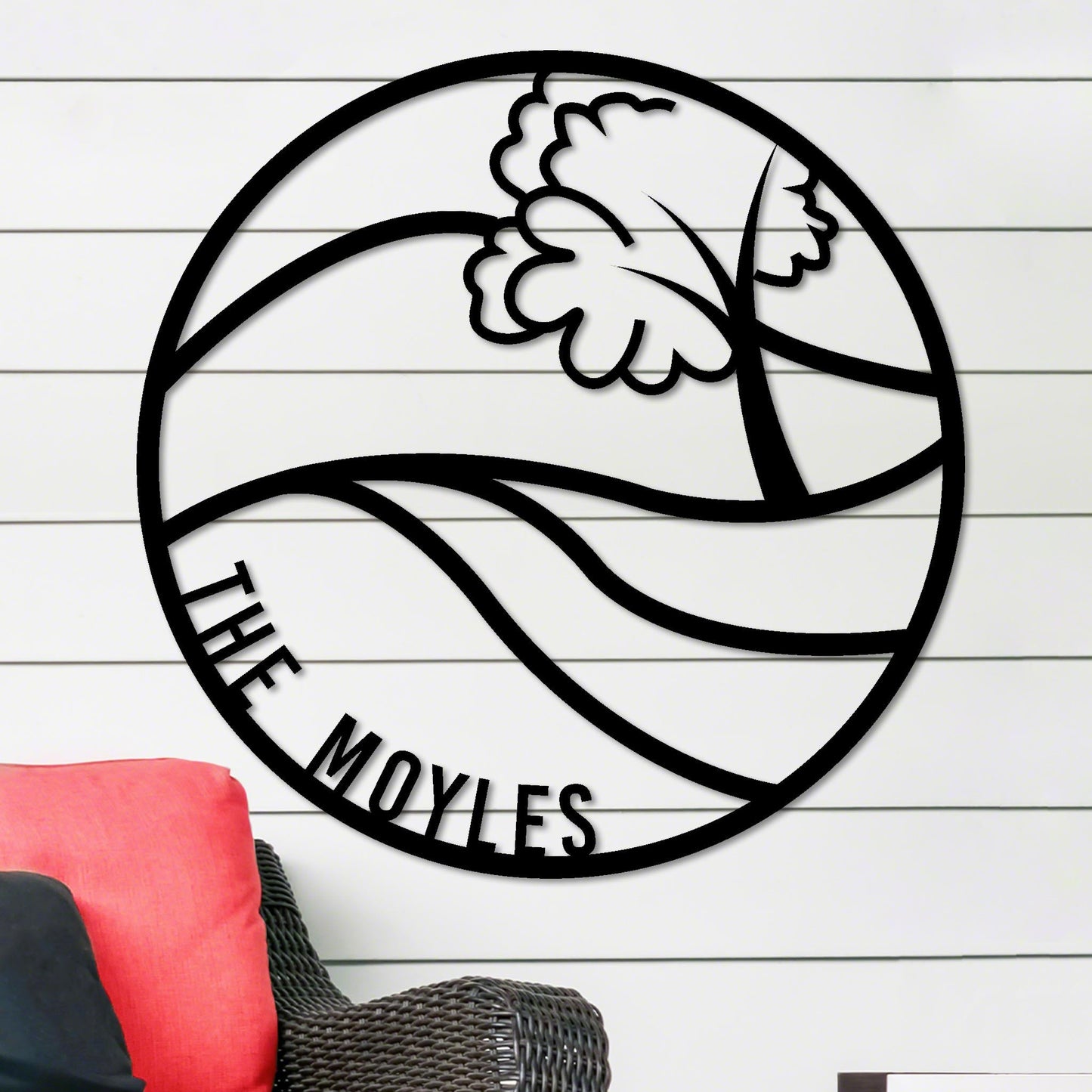 Rolling Hills Name Sign