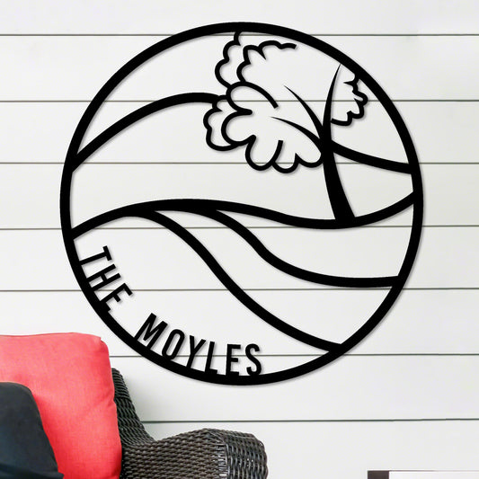 Rolling Hills Name Sign