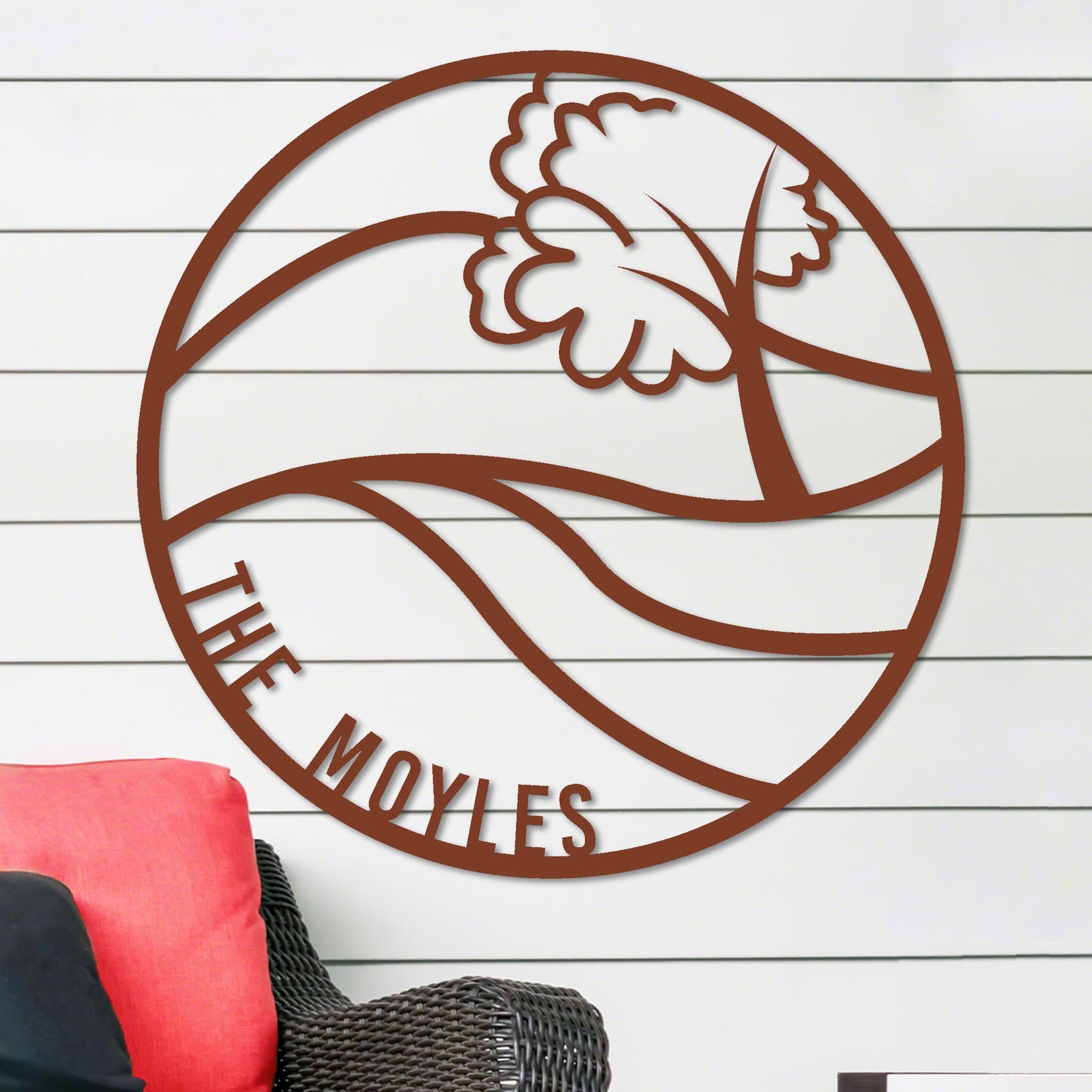 Rolling Hills Name Sign