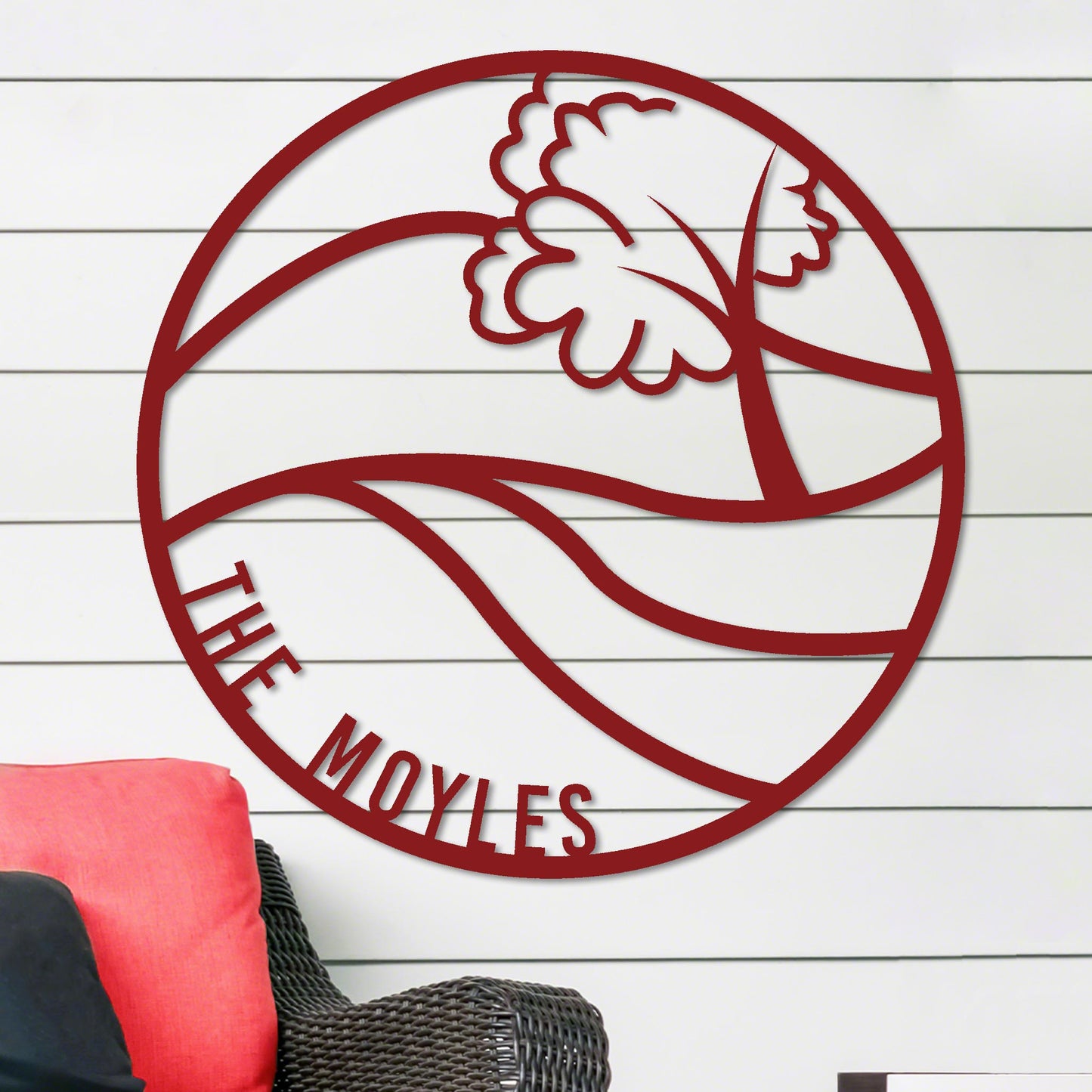 Rolling Hills Name Sign