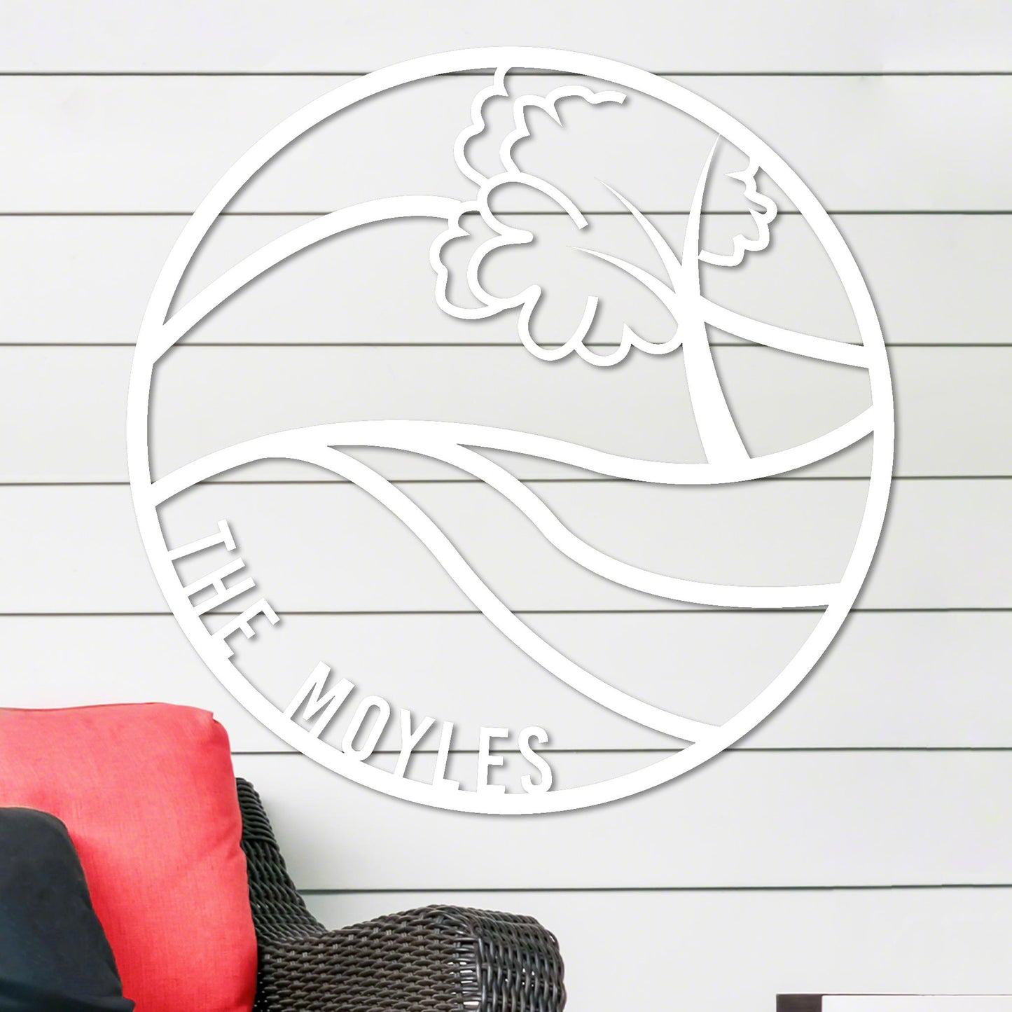 Rolling Hills Name Sign