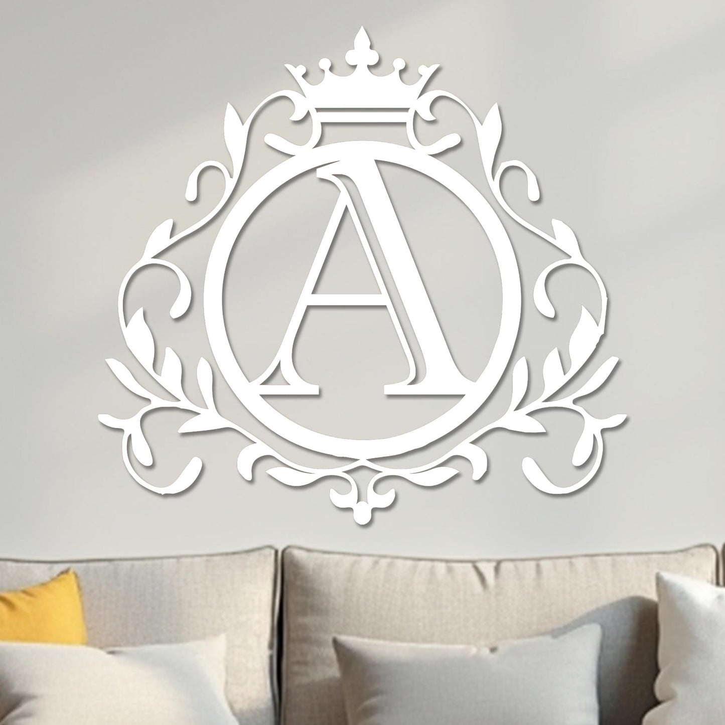 Royal Monogram Sign