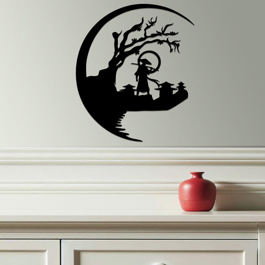 Samurai Scene Sign