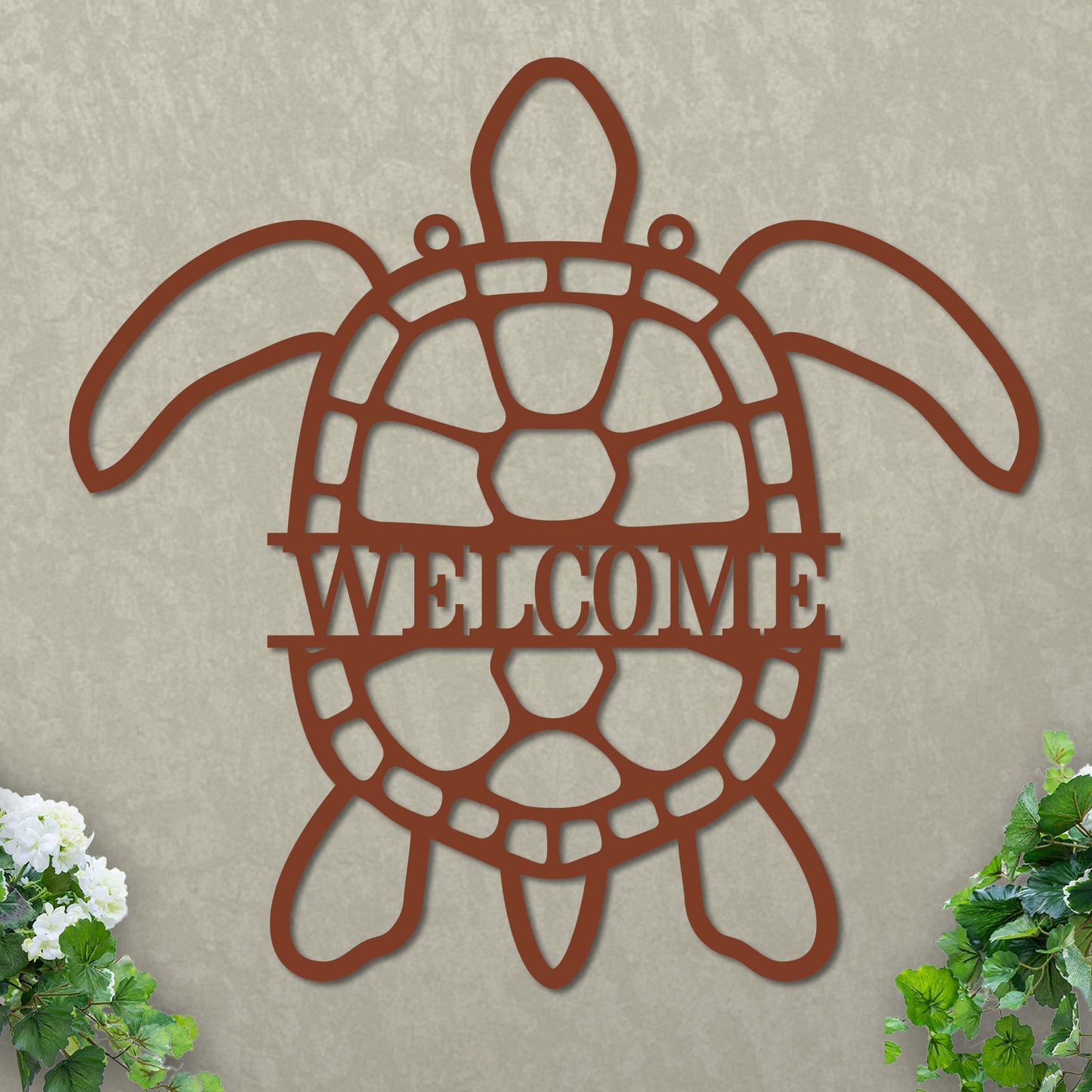 Sea Turtle Welcome Sign