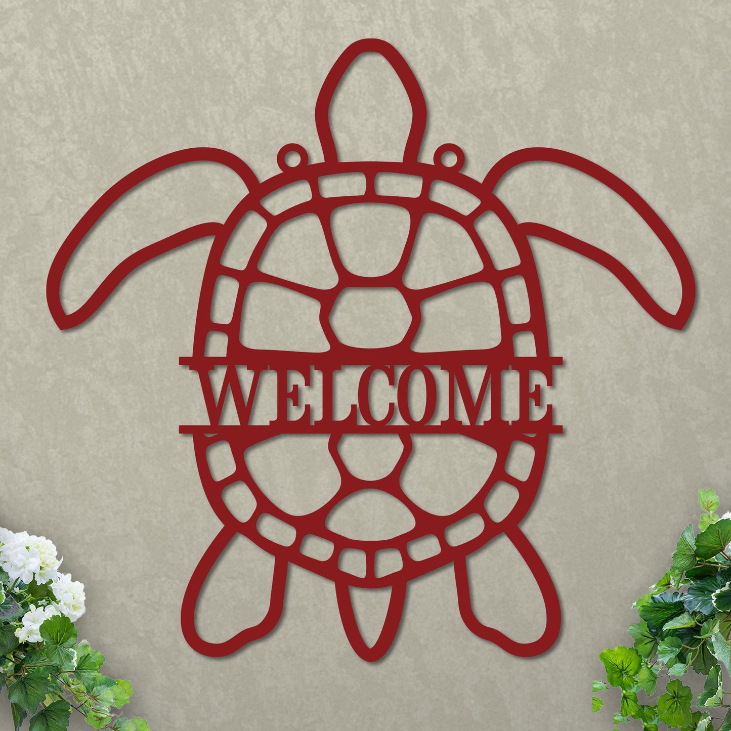 Sea Turtle Welcome Sign