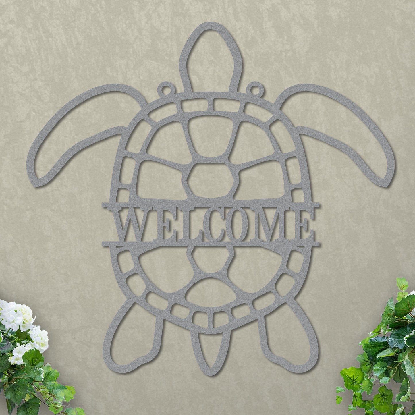 Sea Turtle Welcome Sign