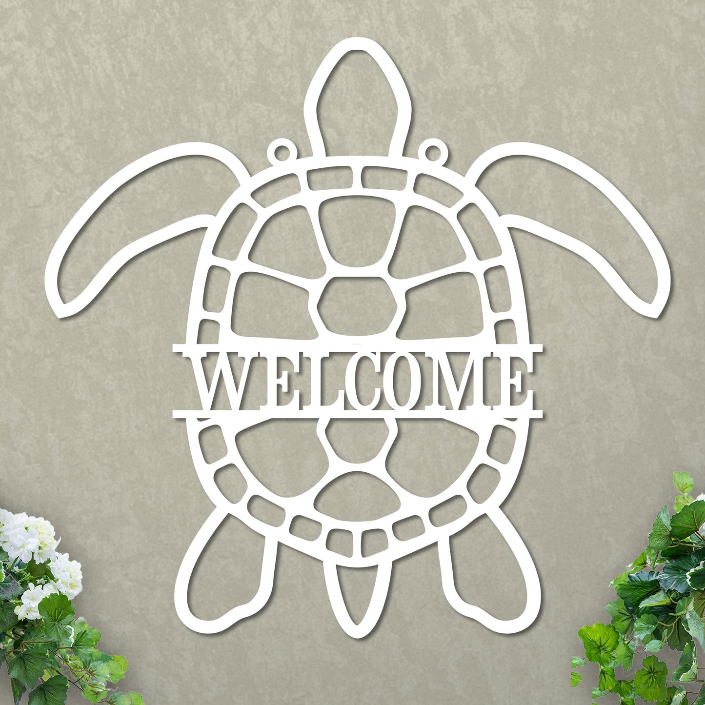 Sea Turtle Welcome Sign