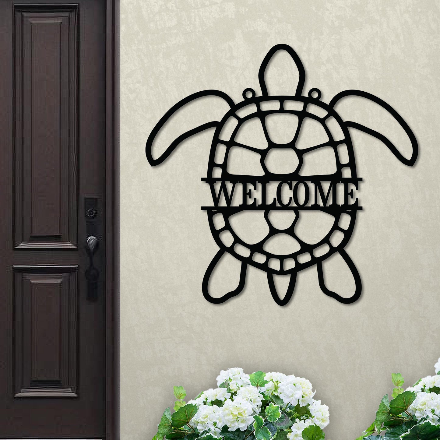 Sea Turtle Welcome Sign