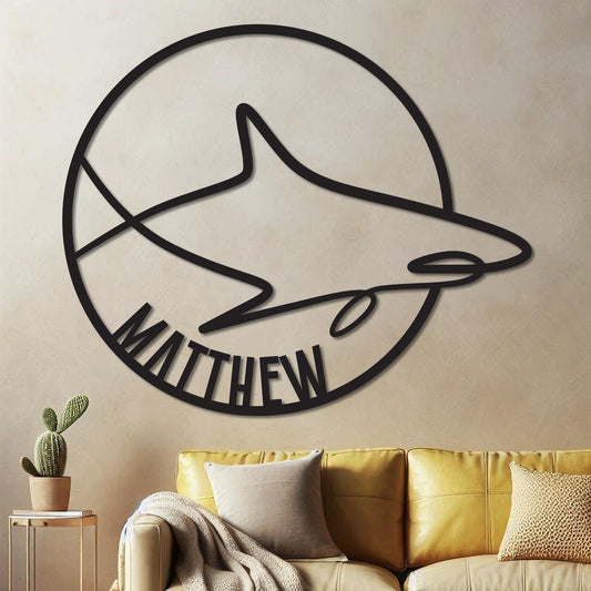 Shark Name Sign