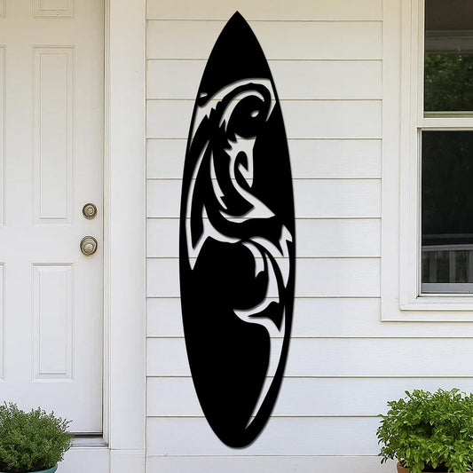 Shark Surfboard Sign