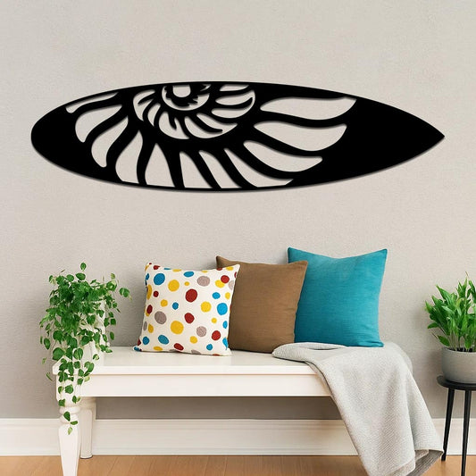 Shell Surfboard Sign