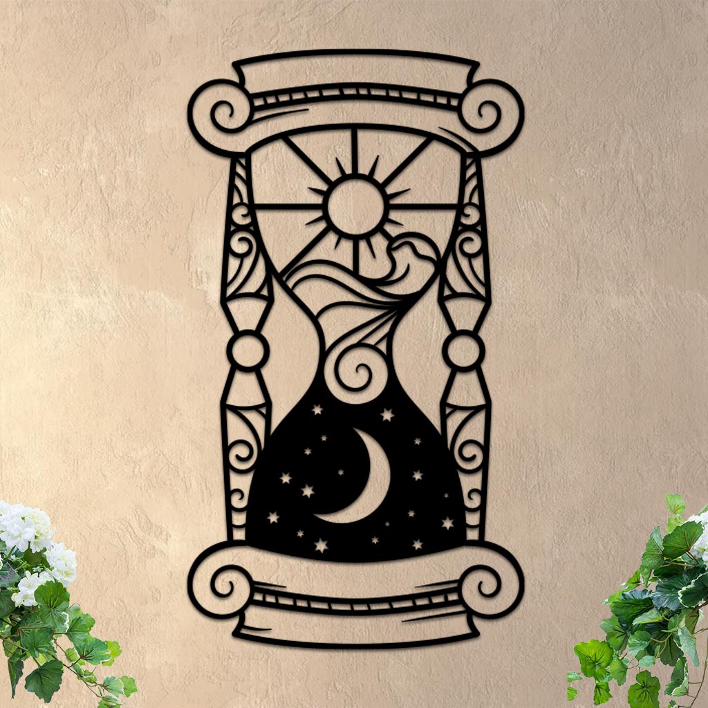 Sun and Moon Hourglass Sign