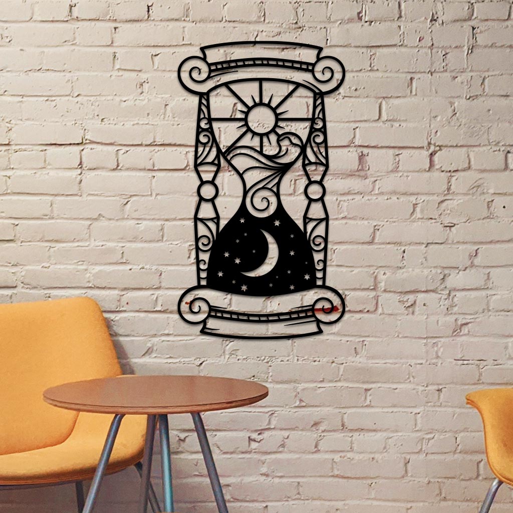 Sun and Moon Hourglass Sign