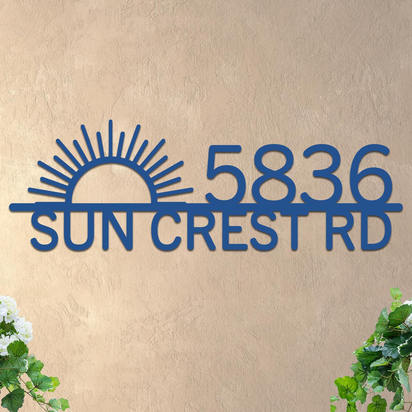 Sunrise Address Sign