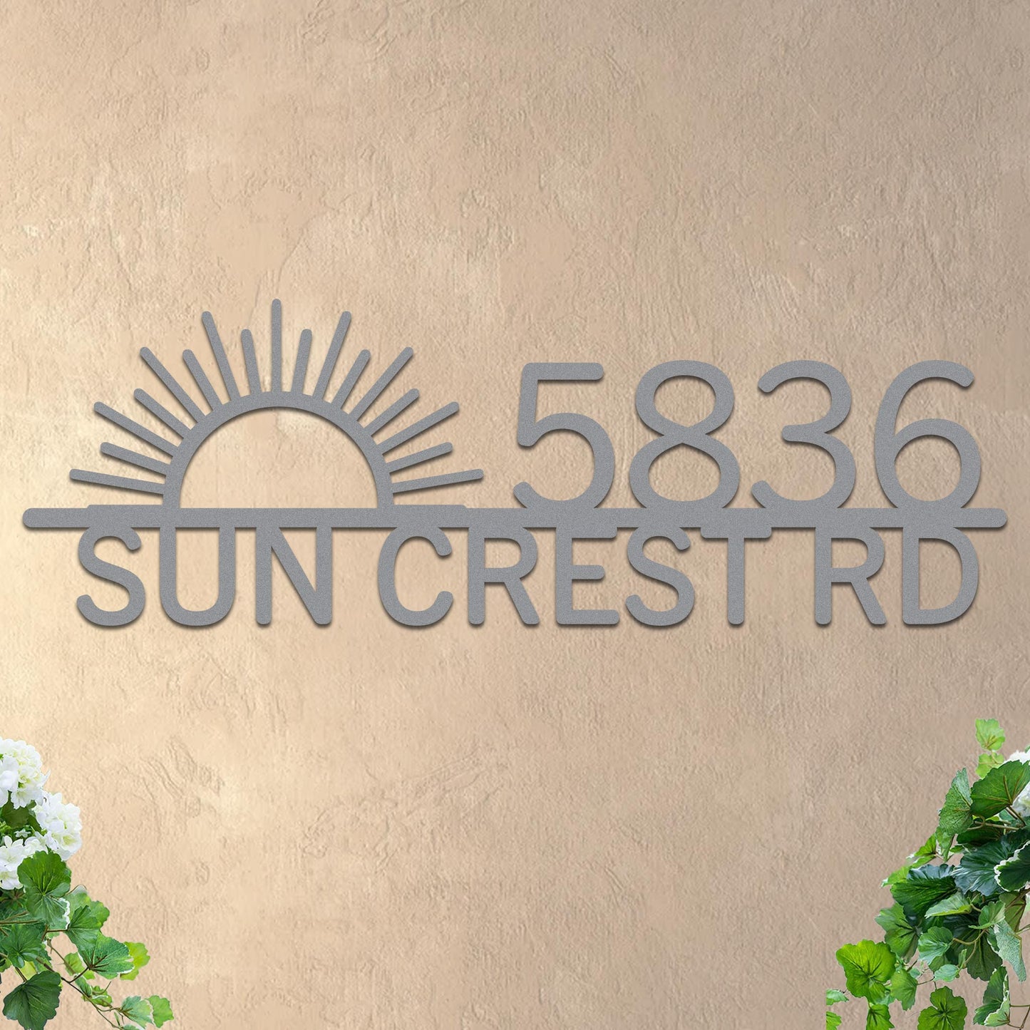 Sunrise Address Sign