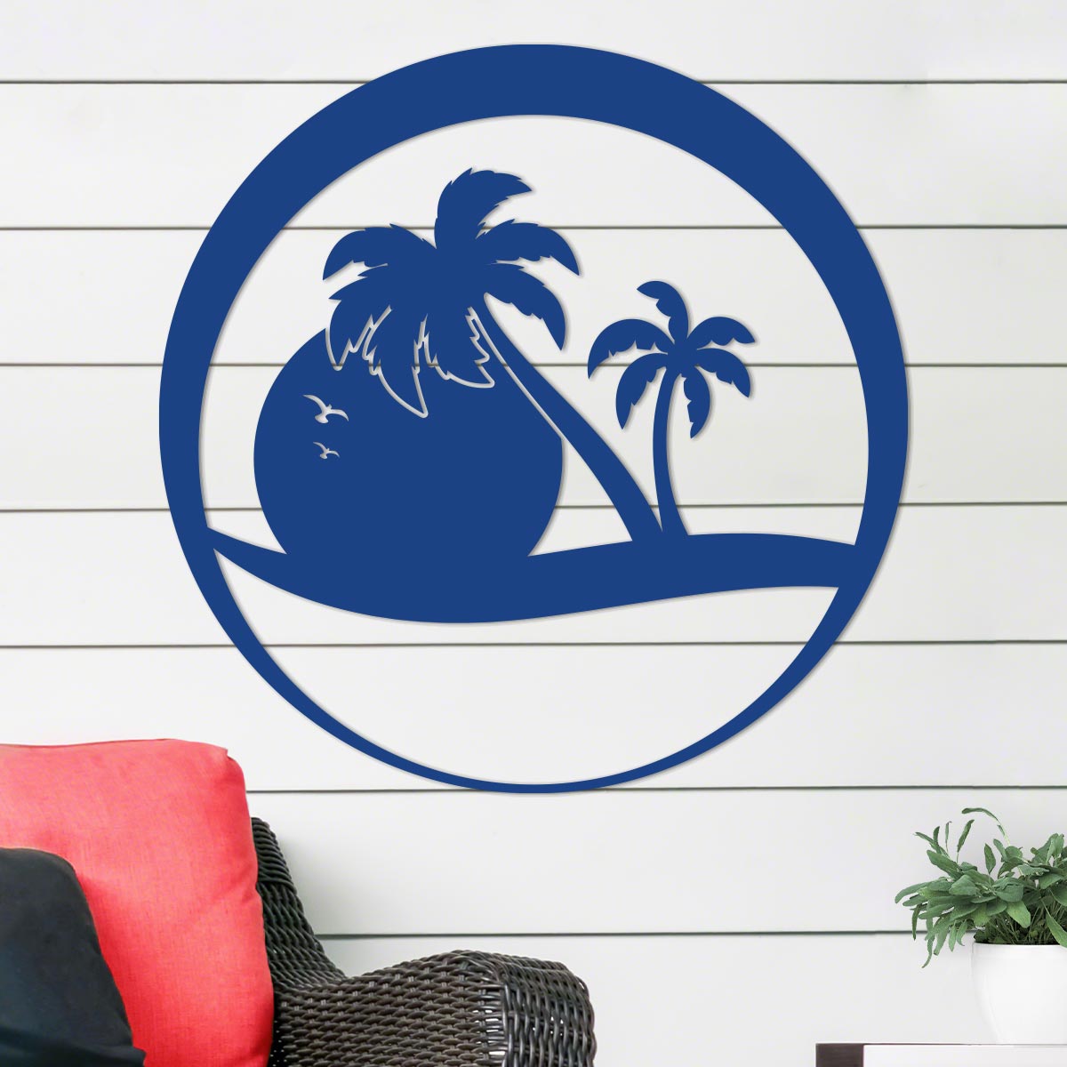 Sunset Palms Sign