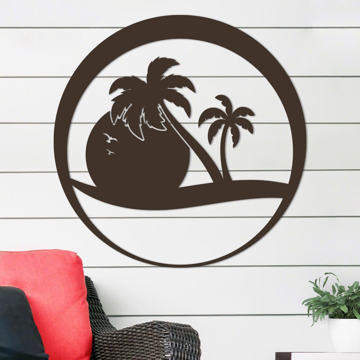 Sunset Palms Sign