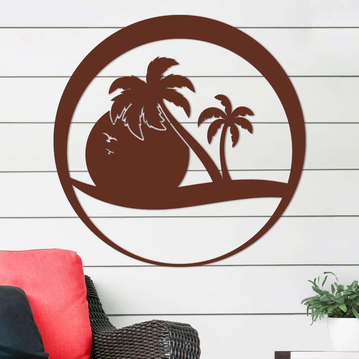 Sunset Palms Sign