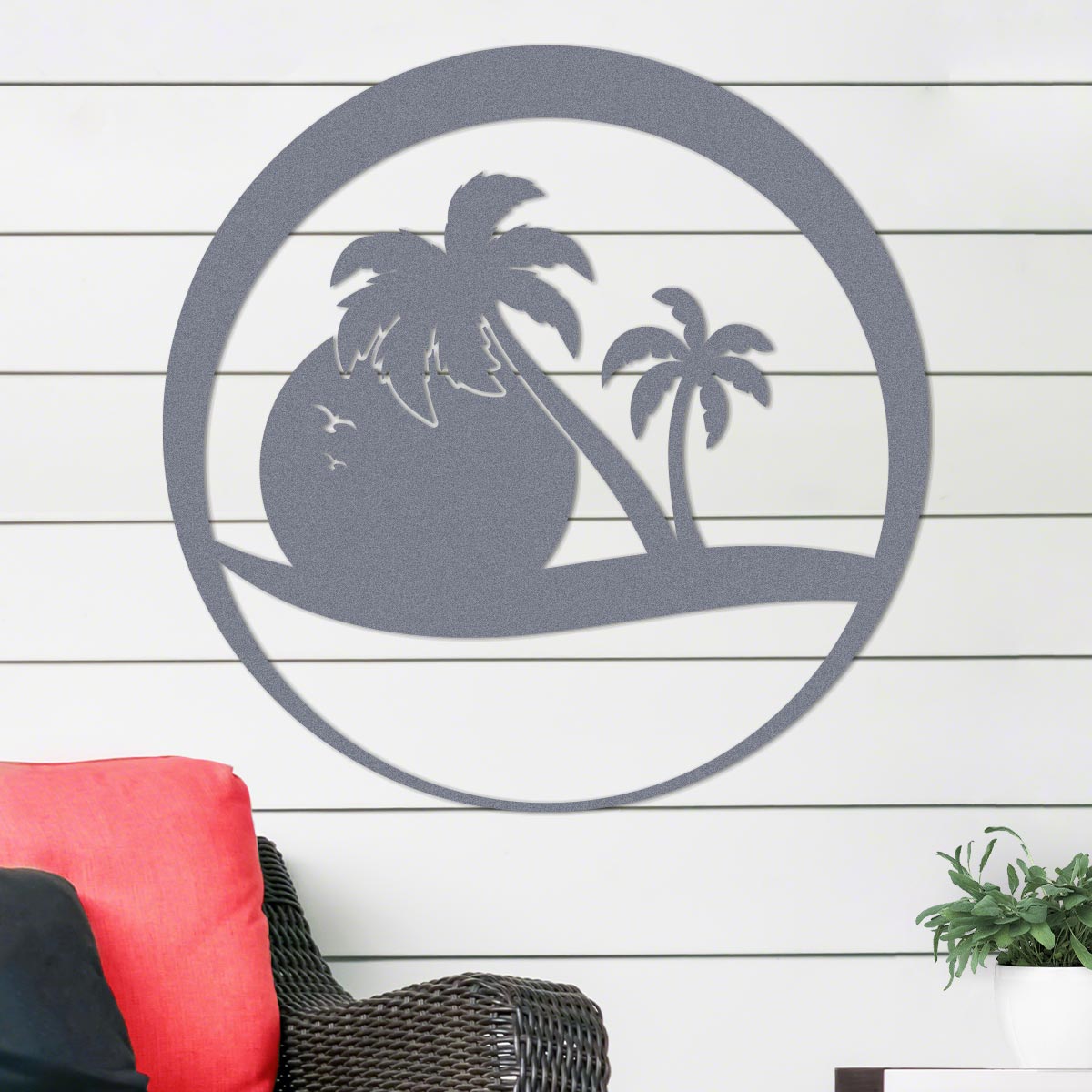 Sunset Palms Sign