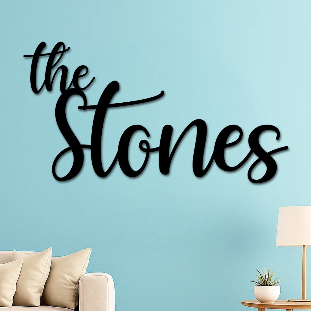 "The" Family Name Sign