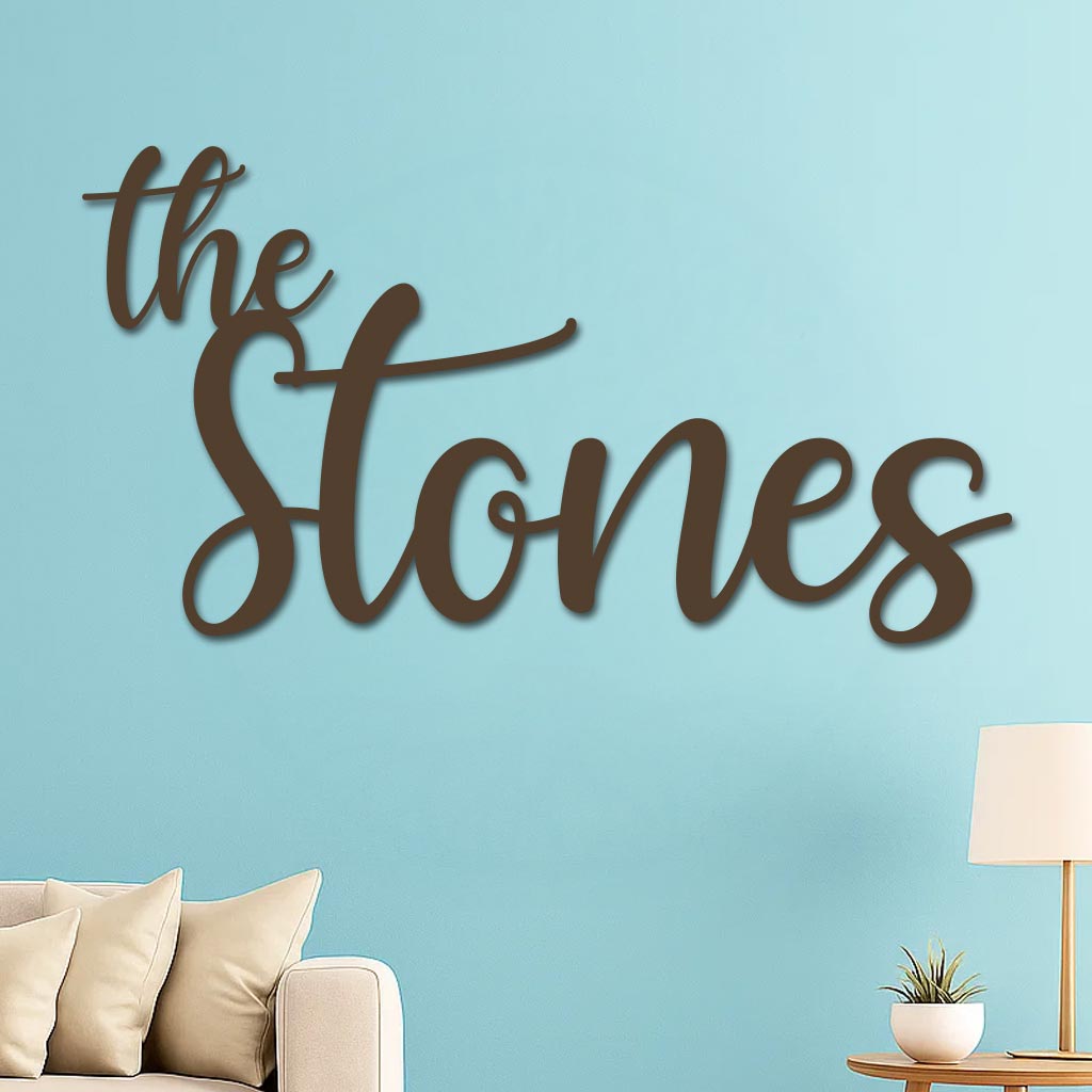 "The" Family Name Sign