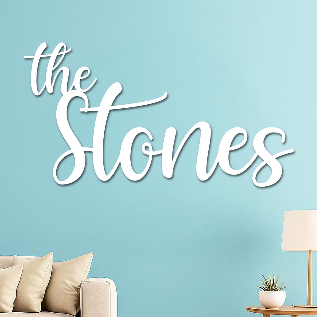 "The" Family Name Sign