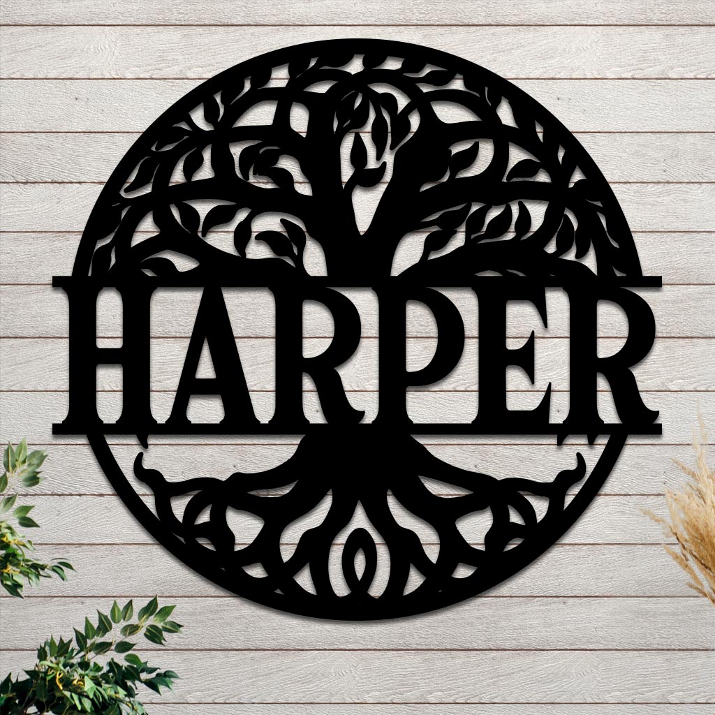 Tree Of Life Family Established Sign